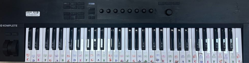 The komplete Kontrol A61 is a 61-note master keyboard.