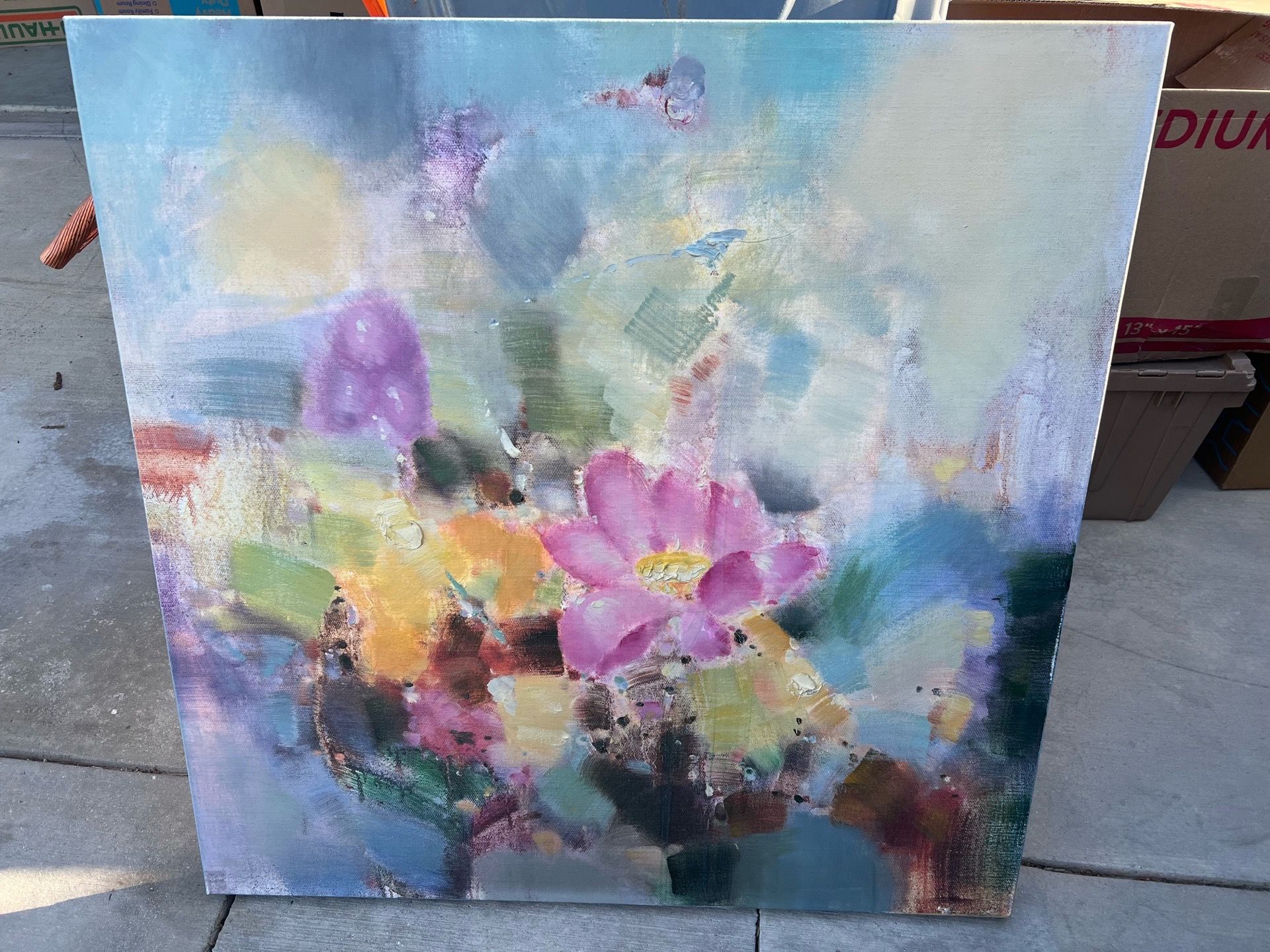 Big Flower Painting