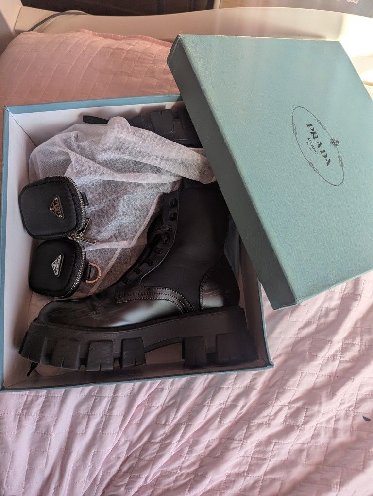 Prada Boots- Black 