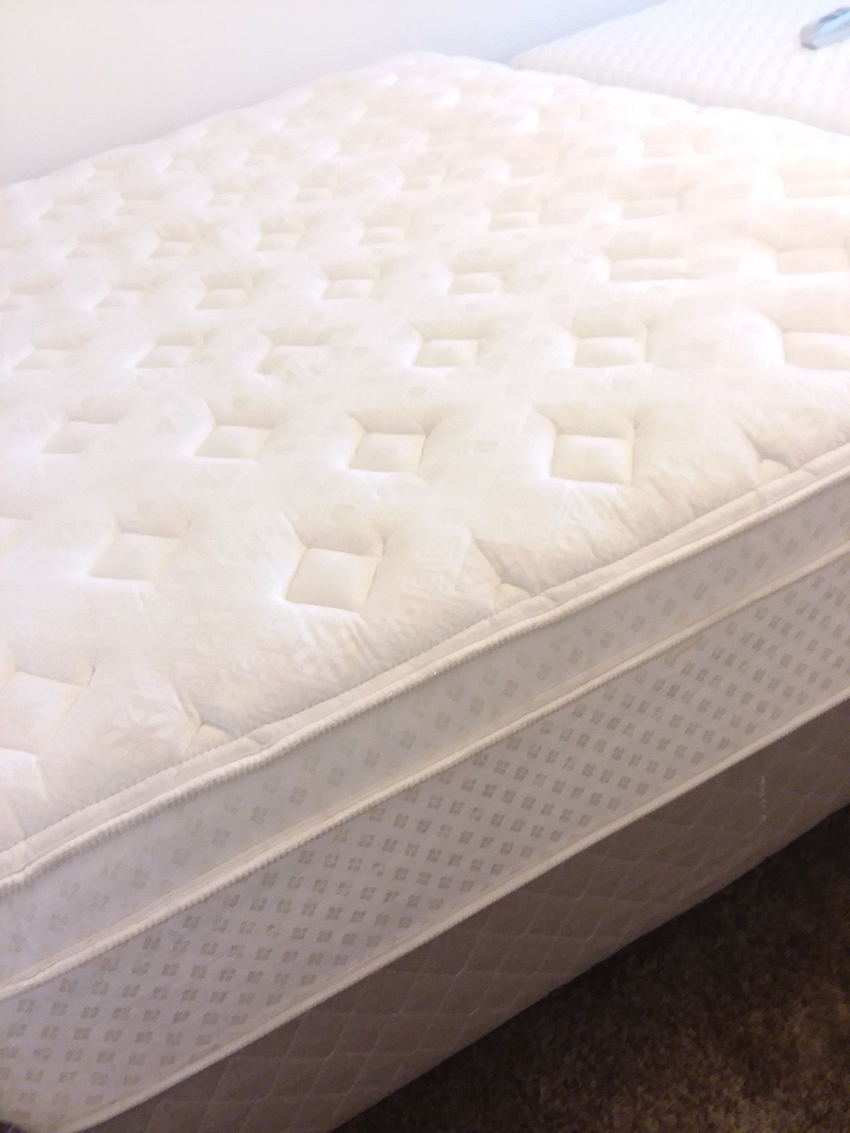 NEW QUEEN PERFECT SLEEPER BY SERTA NORTHSTAR NIGHTSCAPE COMFORT QUILT PILLOW TOP 14 INCH MATTRESS AND BOX SPRING GREENWAY AND 27TH AVENUE