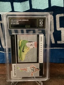 2025 Caitlin Clark Chronicled #71 Shoe Game Caitlin Clark Gem. Mint 10