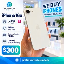 iPhone 16e ONLY FOR TMOBILE 128gb