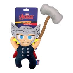 NWT Marvel Avengers Thor Dog Squeaky Toy Pet Hammer Rope