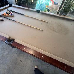 Pool table wood