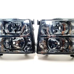 Headlight For 07-13 Chevy Silverado Replacement Headlamp Assembly