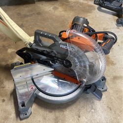 Ridgid Dual Bevel 10” Miter Saw 