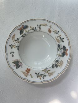 Ceralene  Papillon Pattern  8 SOUP BOWLS 