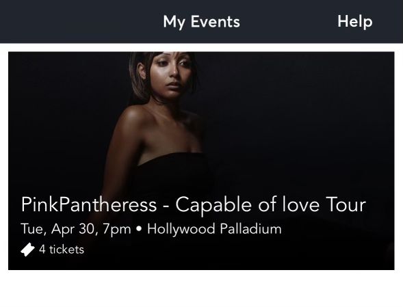 PinkPantheress Tickets Hollywood Paladium