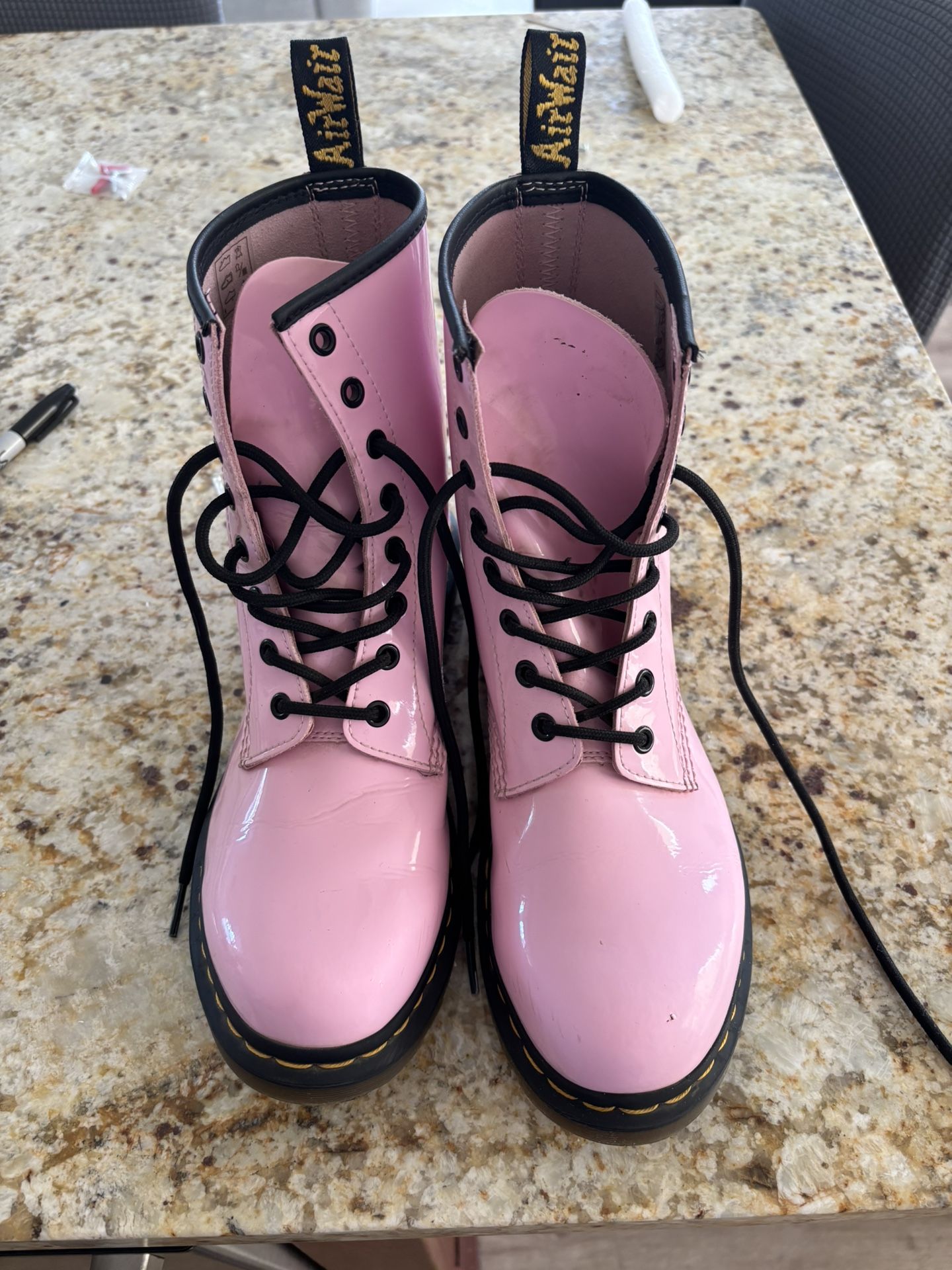 Pink Dr. Martens Boots Size 10