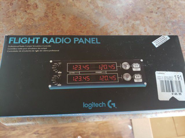 Never Used Logitech Flight Radio Panel