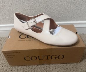 Size 8- Coutgo Crisscross Mary Jane Flats