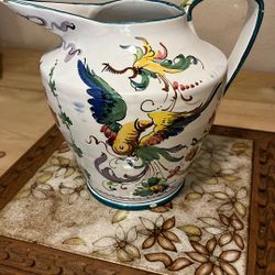 Vintage Italian Pottery, Has Damage To It