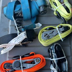 Rachet straps lot of 7