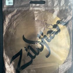 Zildjian A Custom 14” 14 Inch 36cm Hi Hat Top Bottom Set Brilliant Finish Bronze Excellent