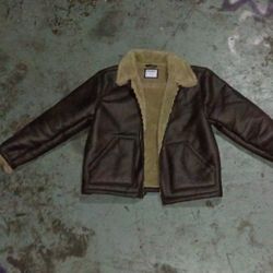 Laux Leather Aviator Jacket