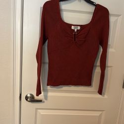 Orange V-Neck Long Sleeves, Real Pretty Shit Jersey