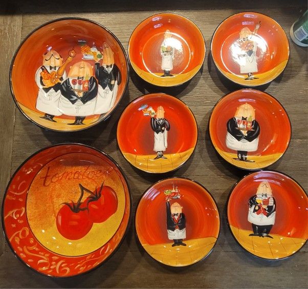Italian Serving Dish Set