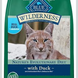 Blue Buffalo Wilderness Healthy Adult Dry
Cat Food, Supports Health and Wellness
High-Protein & Grain-Free, Duck, 11-lb Bag