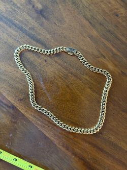 8mm Cuban GLD Chain 18"