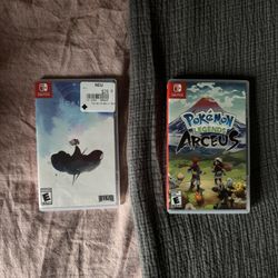 Two Nintendo Switch Games Gris & Pokémon Legends Arceus $45