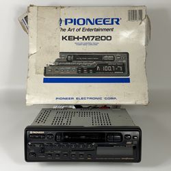 Vintage Pioneer KEH-M7200 Old-School Car Stereo AM/FM Radio Cassette Player