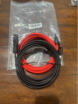 20FT 10 AWG Solar Extension Cable Red Black Dual MC4-Style HOST-EYTCB-20FT-10x2-US New Made in China These 10 AWG solar cables feature thick, UV-resis