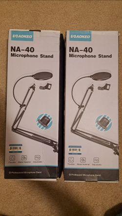 2x Aokeo Microphone Stand NA-40
