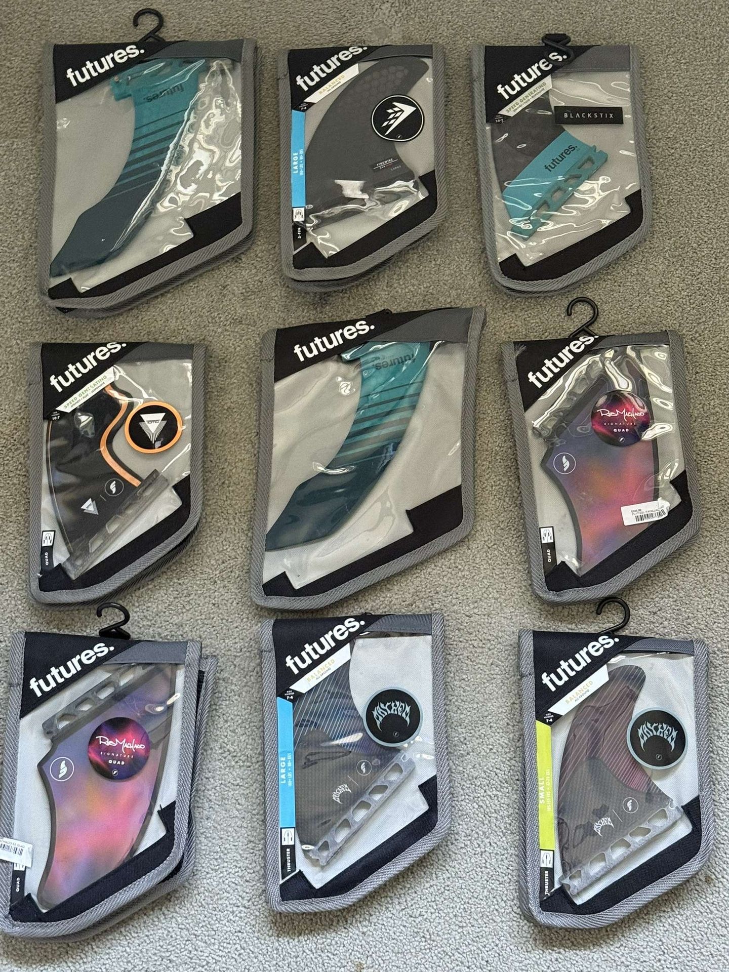 Futures Fins - Assorted Sets - Great Condition