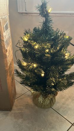 National Tree Company Table Top 22” Tall Christmas Tree W/ Lights 