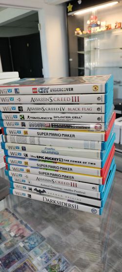 Wii U games $5 each game! Any of the the games listed for 5 each!