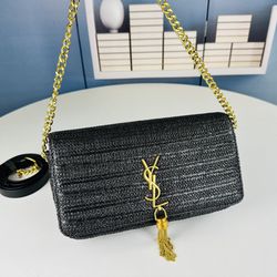 YSL Black Bag For Gift New 