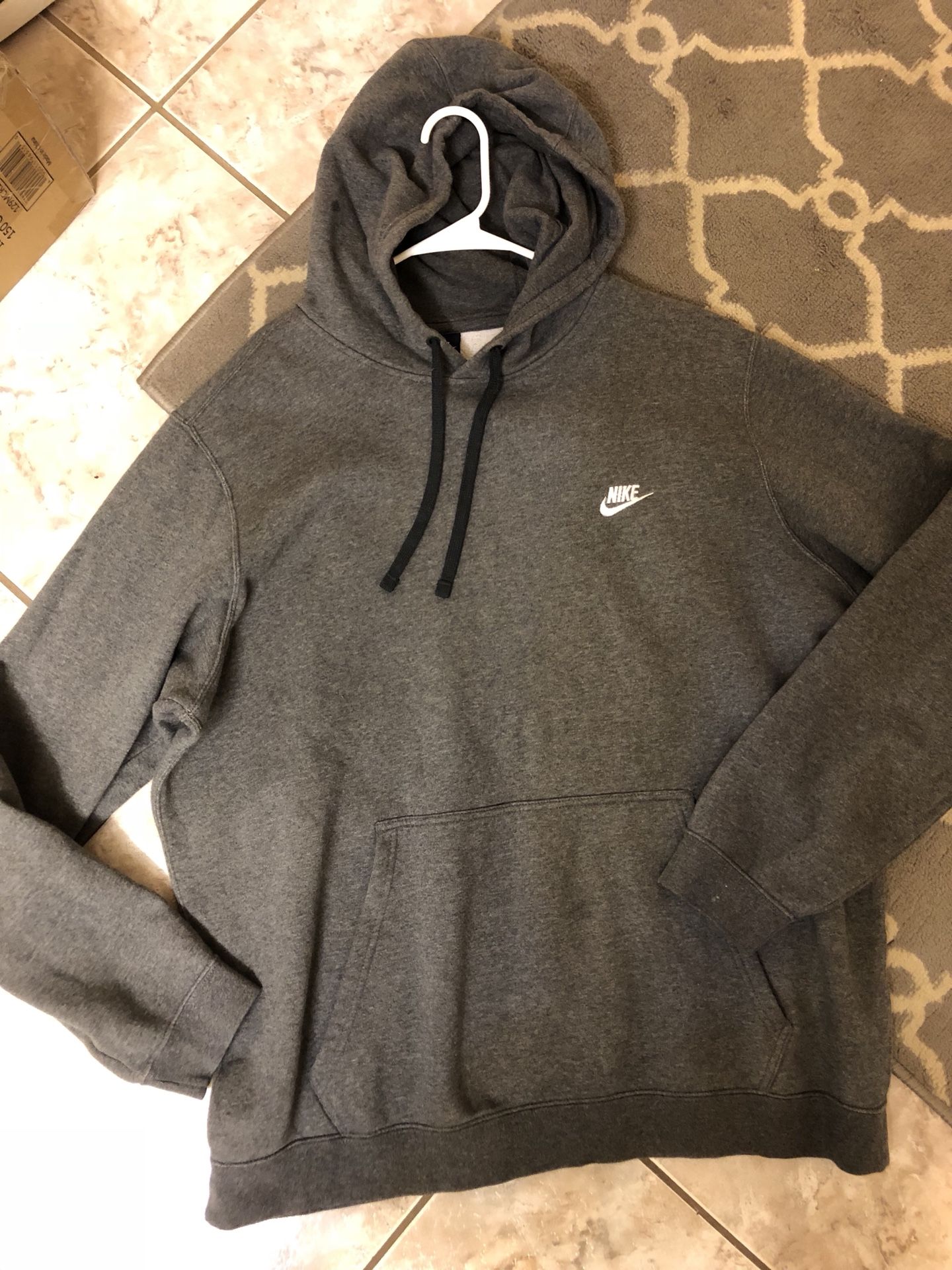 Nike Gray Sweatshirt Hoodie Sz 2XL