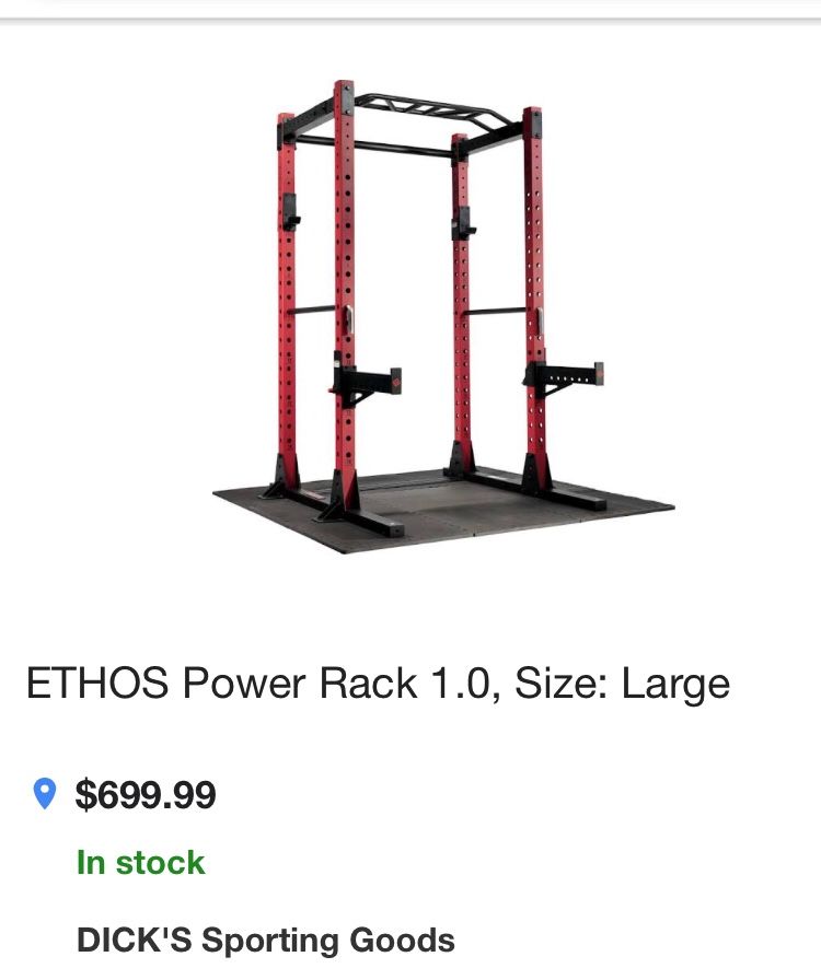 ETHOS Power Rack 1.0 for Sale in Newport News, VA OfferUp