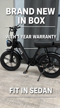 Super fun moped style Ebike - full suspension electric bike