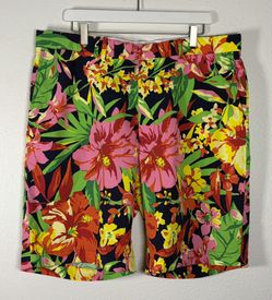 RLX Ralph Lauren Men’s Floral Hibiscus Golf Shorts Size 38 2015 US Open