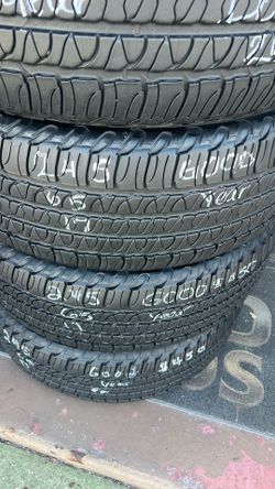 4 Used 245/65R17 Goodyear Fortera HL