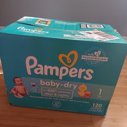 Pampers Diapers, Size 1