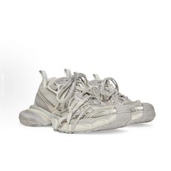 Balenciaga mesh, lace-on, old, low-top shoes(143)76