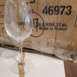 NEW Lot of 17 Chef & Sommelier Wine Glasses Crystal 12 oz Restaurant Bar Wedding Clear Stem France