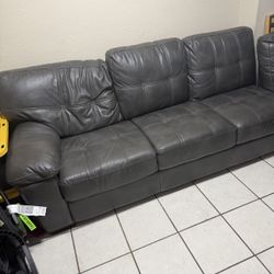Leather Couch $200 Obo