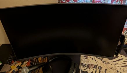 LG 27 inch curved QHD gaming monitor