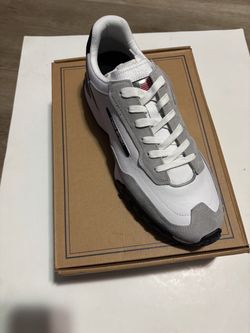 PS-275-SK-LTL Polo Shoes/ White Grey & Black/ Size 12