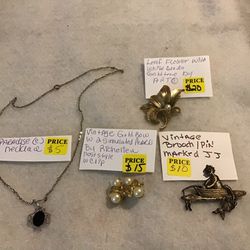 Necklace , Earrings, Brooches      $5-$20 Each Review Pictures 