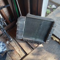 Old Good Brass And Copper Radiator 