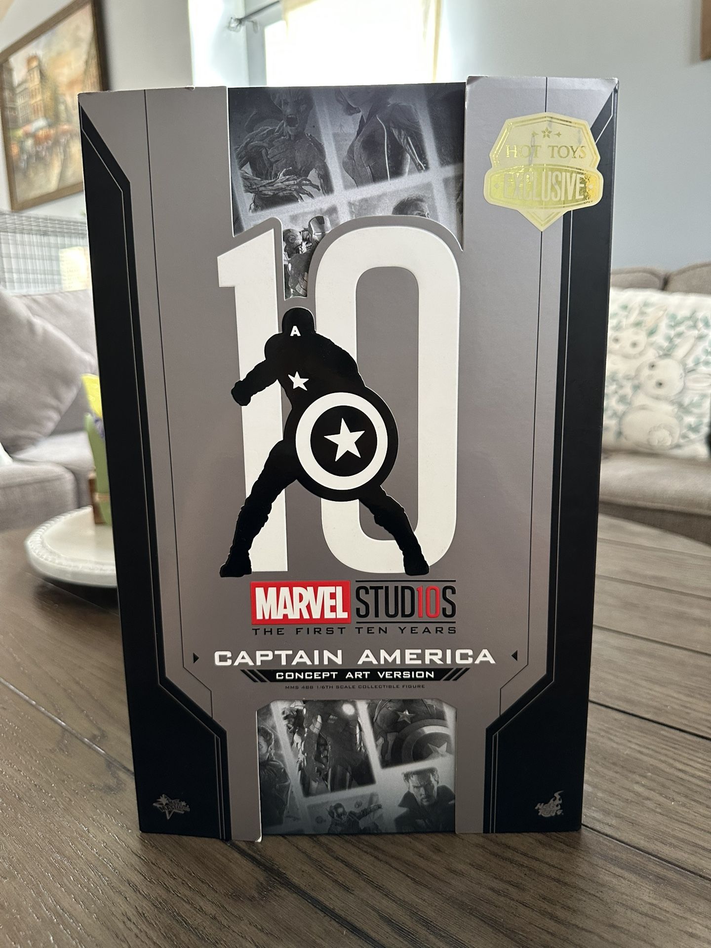Captain America (Rare) Concept Art Series Hot Toy