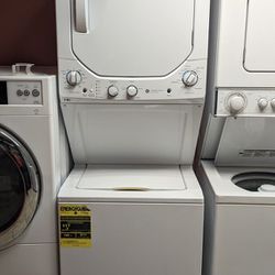 24"Stackable GE Washer And Dryer 