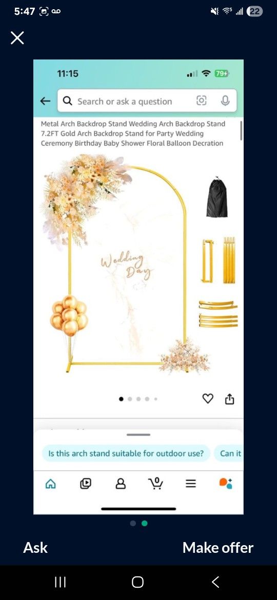 Party Arch / Back Drop 