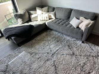 grey sectional couch
