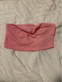 Pink tube top