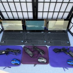 HP Convertible x360 11” Touchscreen Laptop – 2-in-1 Tablet Mode, Windows 10